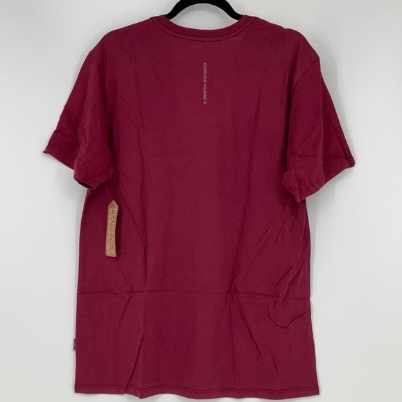 NEW Florence Marine X Size Medium GOTAE Organic T-Shirt Maroon Tee $30 msrp M4-2 - Picture 4 of 10